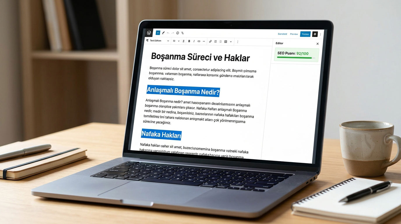 Avukat Web Sitesinde SEO Uyumlu İçerik Nasıl Yazılır?