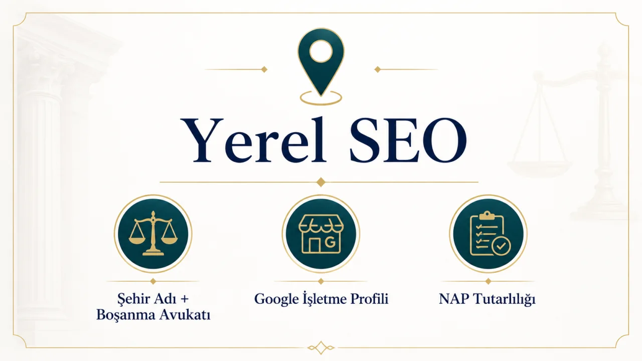 Boşanma avukatı için yerel SEO