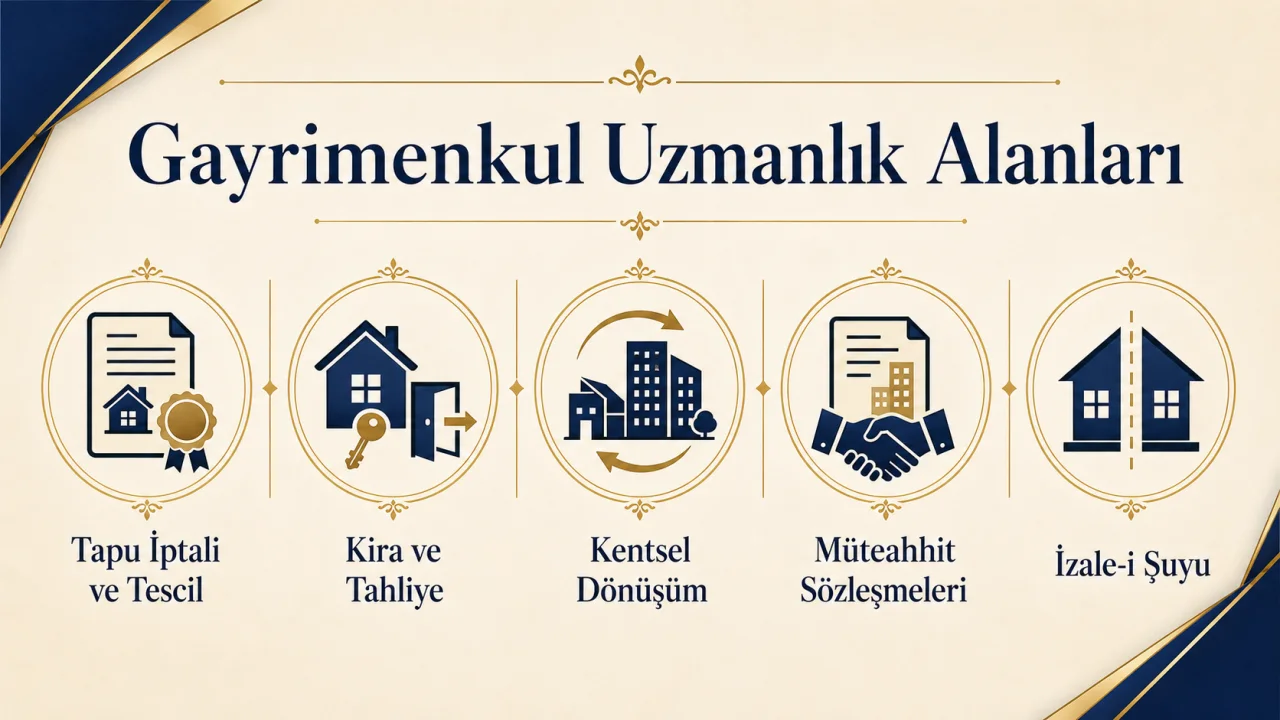 Gayrimenkul uzmanlık alanları