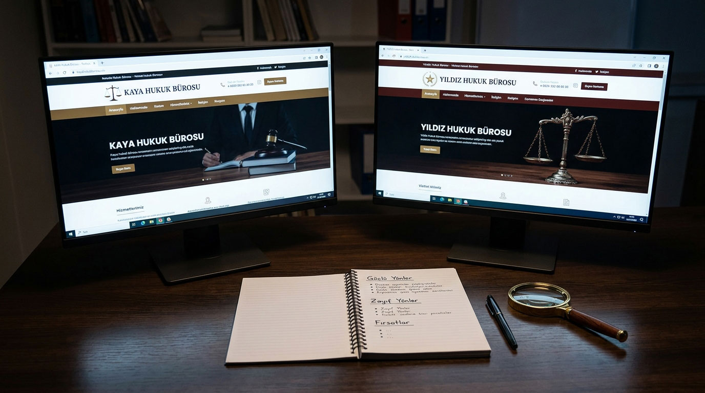 Rakip Avukat Web Sitelerini Analiz Etme Rehberi